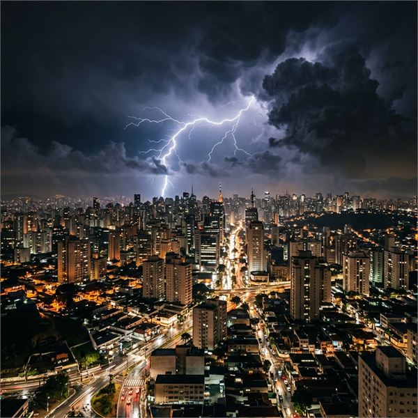 Raios em Minas Gerais: por que MG lidera o ranking de descargas no Brasil